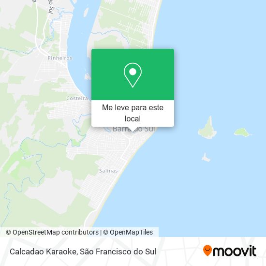 Calcadao Karaoke mapa