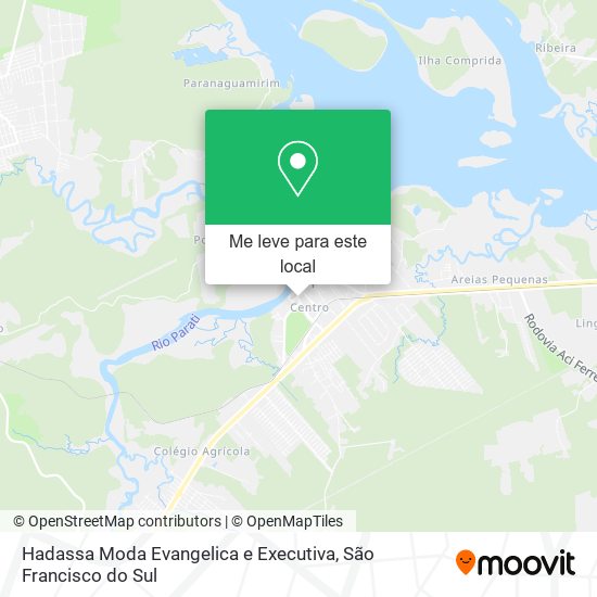 Hadassa Moda Evangelica e Executiva mapa