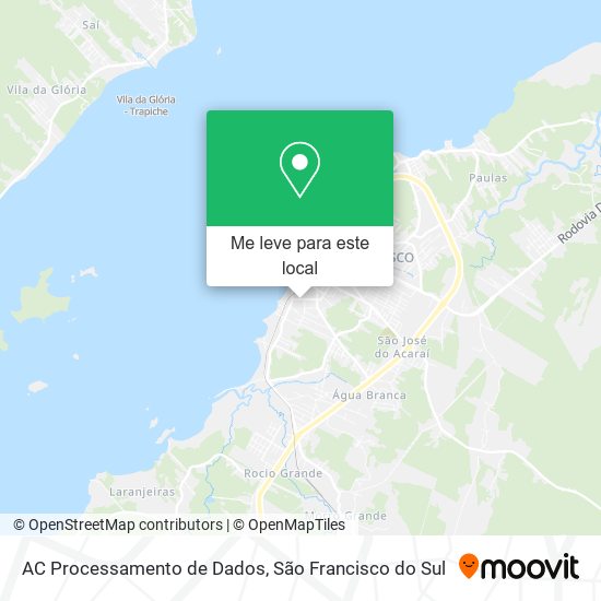 AC Processamento de Dados mapa