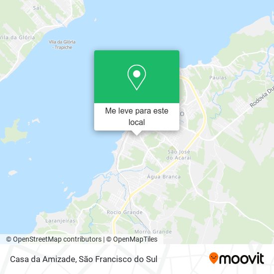 Casa da Amizade mapa