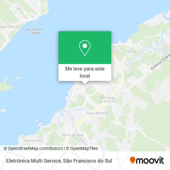 Eletrônica Multi Service mapa