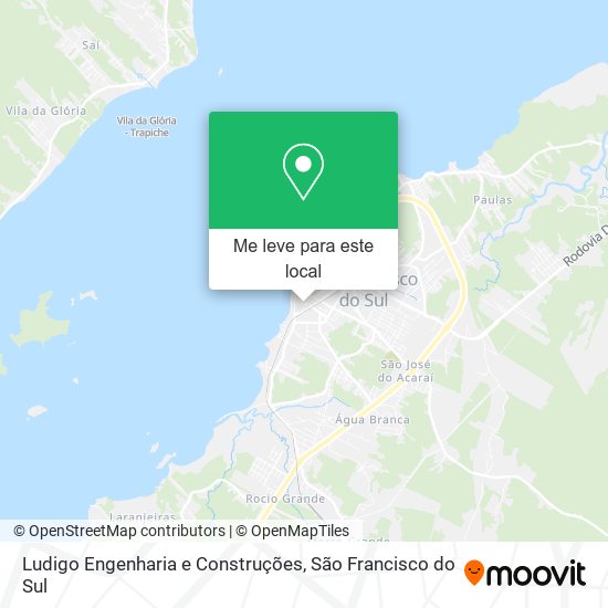 Ludigo Engenharia e Construções mapa