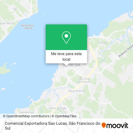 Comercial Exportadora Sao Lucas mapa