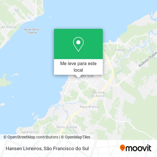 Hansen Livreiros mapa