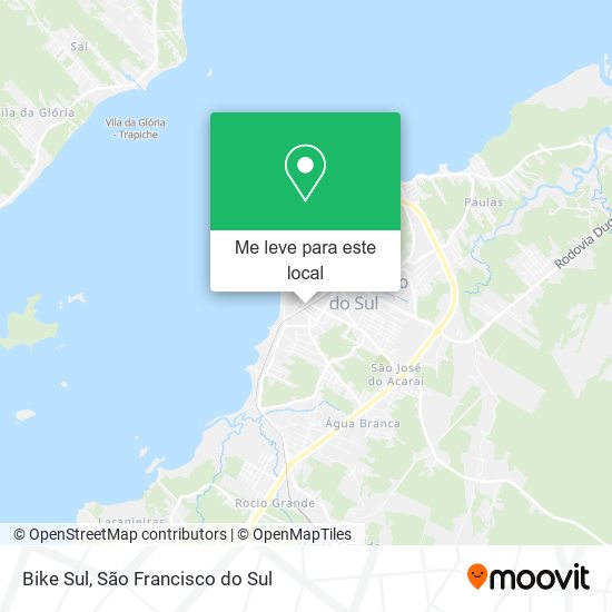 Bike Sul mapa