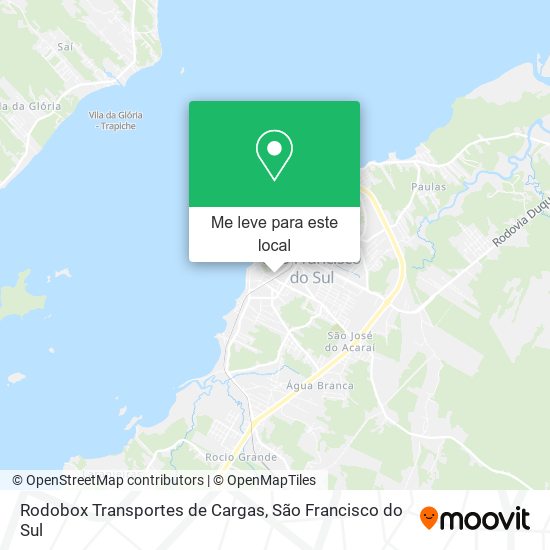 Rodobox Transportes de Cargas mapa