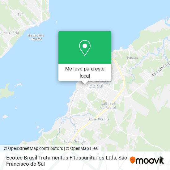 Ecotec Brasil Tratamentos Fitossanitarios Ltda mapa
