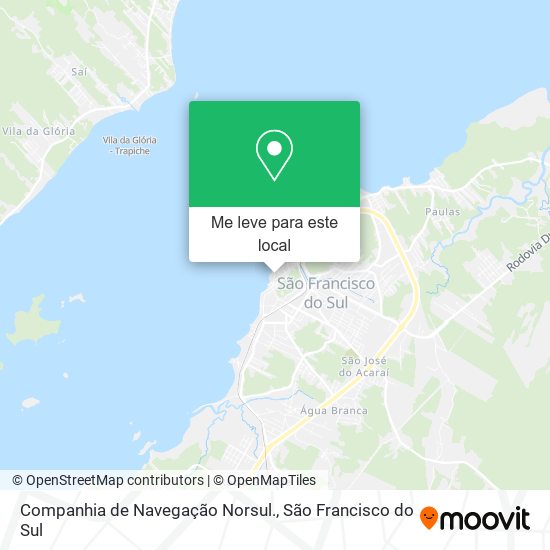 Companhia de Navegação Norsul. mapa