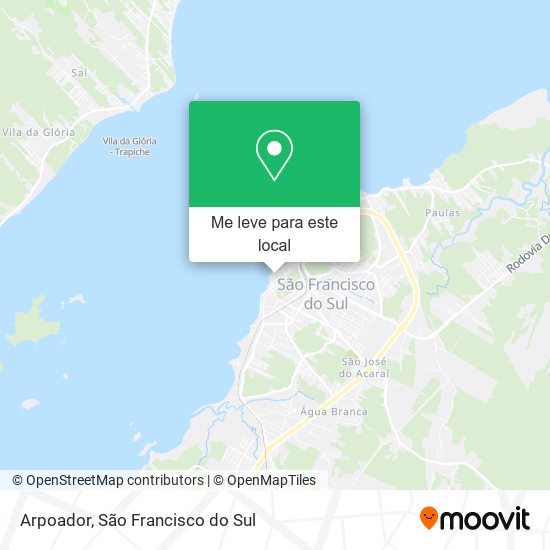 Arpoador mapa