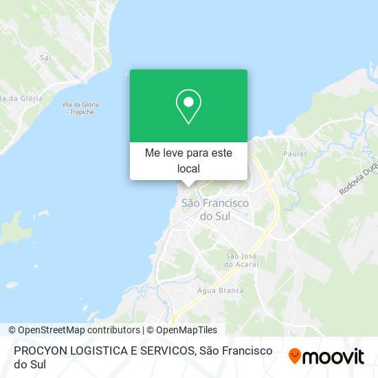 PROCYON LOGISTICA E SERVICOS mapa