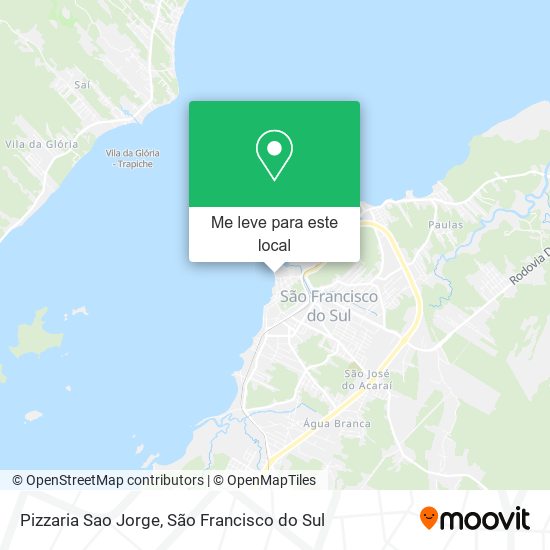 Pizzaria Sao Jorge mapa