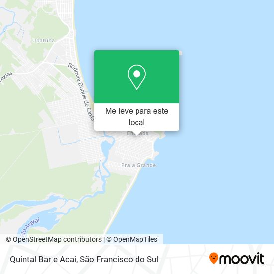 Quintal Bar e Acai mapa