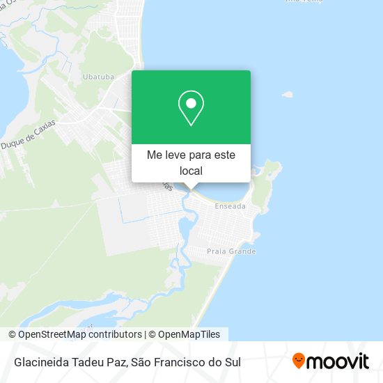 Glacineida Tadeu Paz mapa