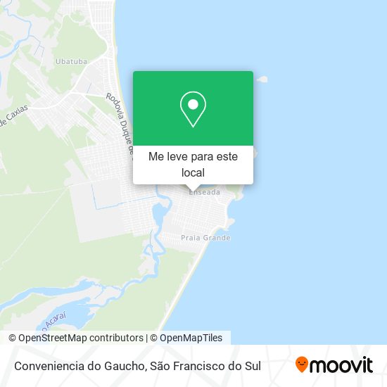 Conveniencia do Gaucho mapa