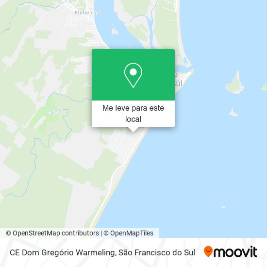 CE Dom Gregório Warmeling mapa