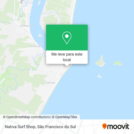 Nativa Surf Shop mapa