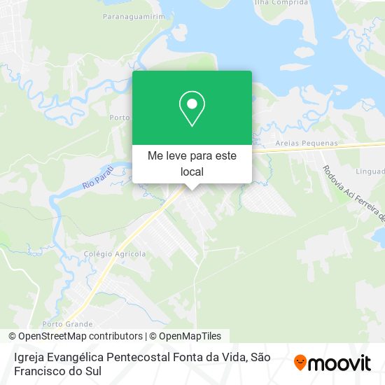 Igreja Evangélica Pentecostal Fonta da Vida mapa