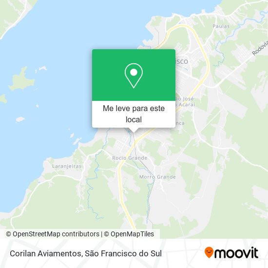 Corilan Aviamentos mapa