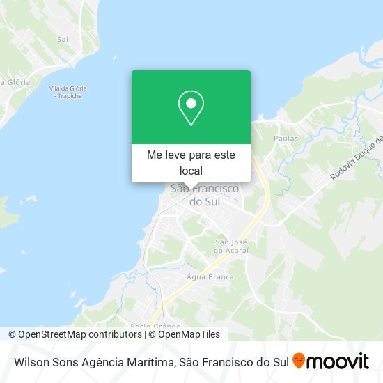 Wilson Sons Agência Marítima mapa