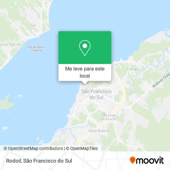 Rodoil mapa