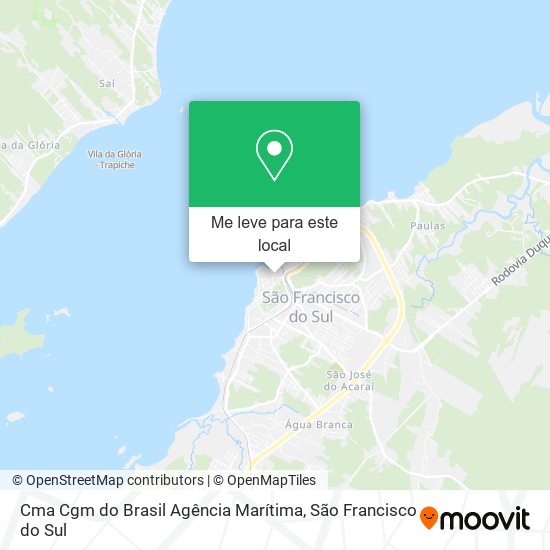 Cma Cgm do Brasil Agência Marítima mapa