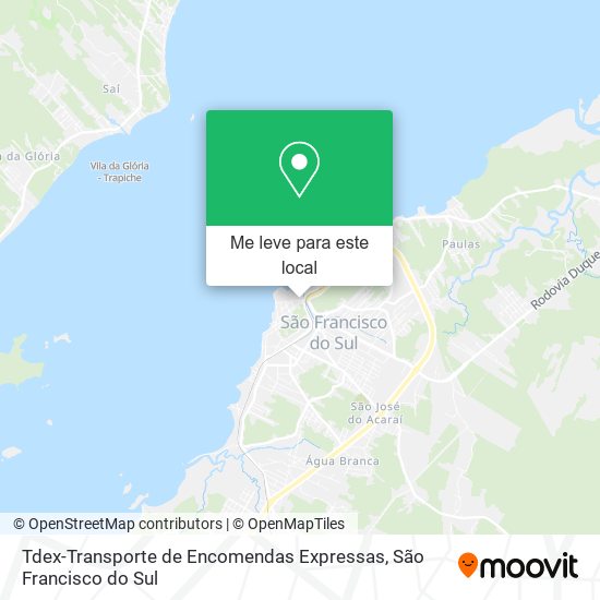 Tdex-Transporte de Encomendas Expressas mapa