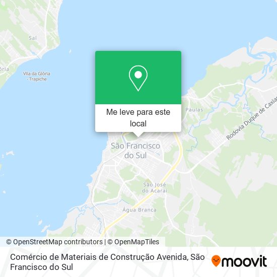 Comércio de Materiais de Construção Avenida mapa