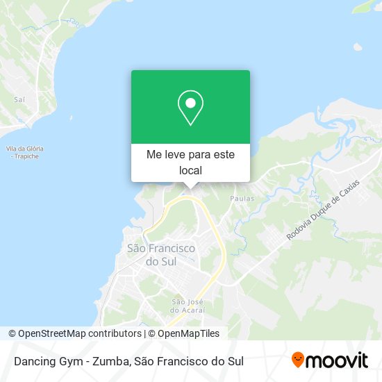 Dancing Gym - Zumba mapa