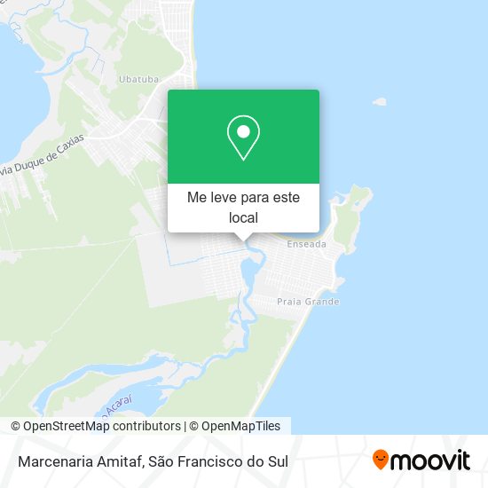 Marcenaria Amitaf mapa