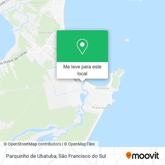 Parquinho de Ubatuba mapa