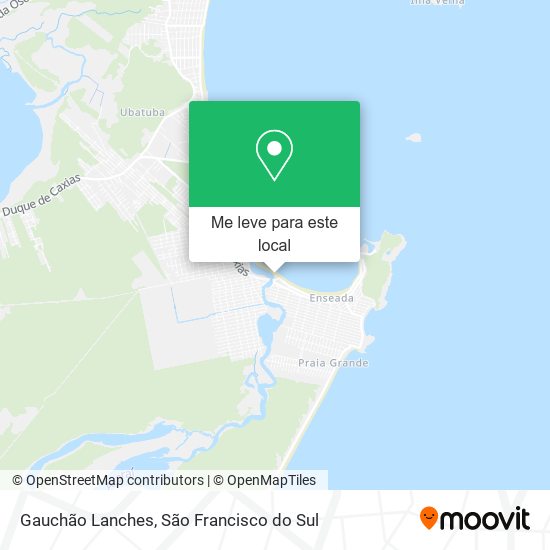 Gauchão Lanches mapa