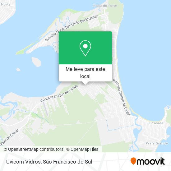 Uvicom Vidros mapa