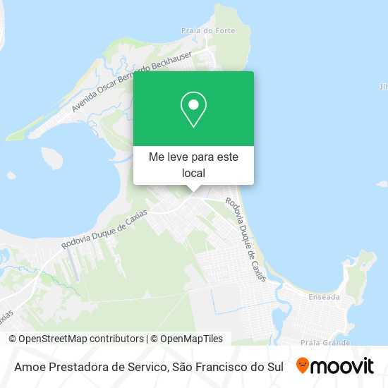 Amoe Prestadora de Servico mapa