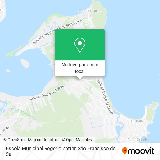 Escola Municipal Rogerio Zattar mapa