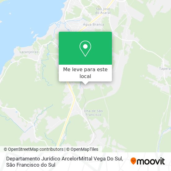 Departamento Jurídico ArcelorMittal Vega Do Sul mapa