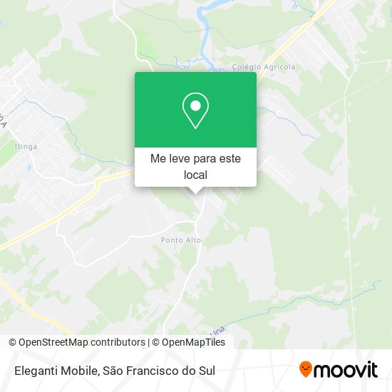 Eleganti Mobile mapa