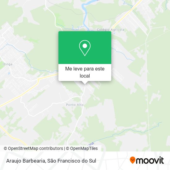 Araujo Barbearia mapa