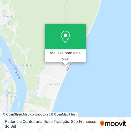 Padaria e Confeitaria Doce Tradição mapa