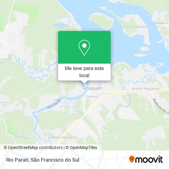 Rio Parati mapa