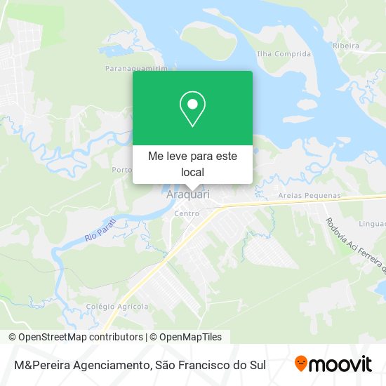 M&Pereira Agenciamento mapa