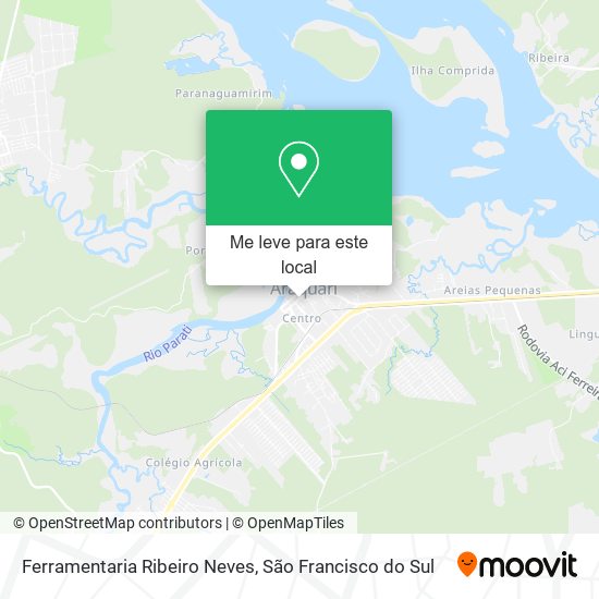 Ferramentaria Ribeiro Neves mapa