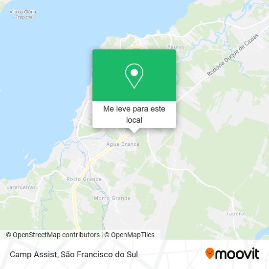 Camp Assist mapa