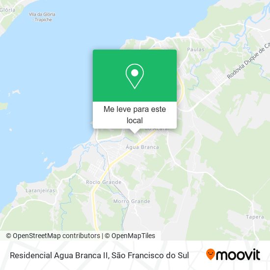 Residencial Agua Branca II mapa
