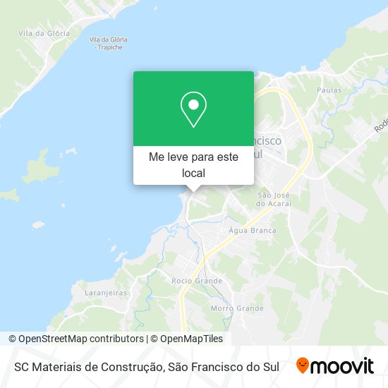 SC Materiais de Construção mapa