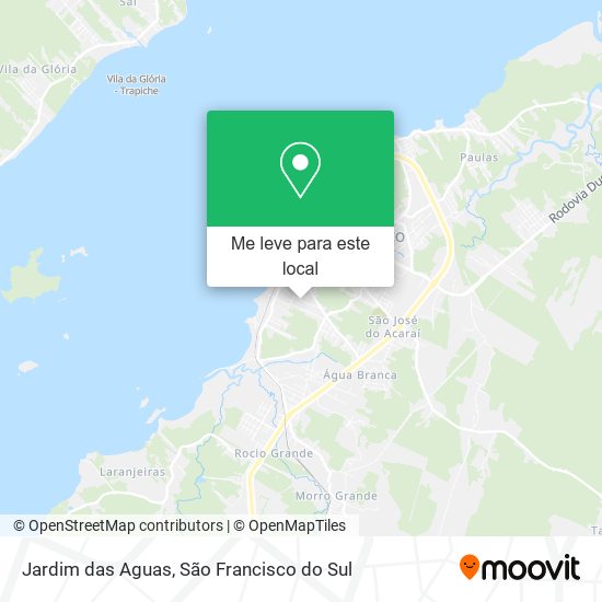 Jardim das Aguas mapa