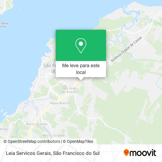 Leia Servicos Gerais mapa