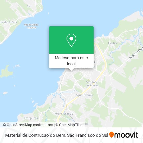 Material de Contrucao do Bem mapa