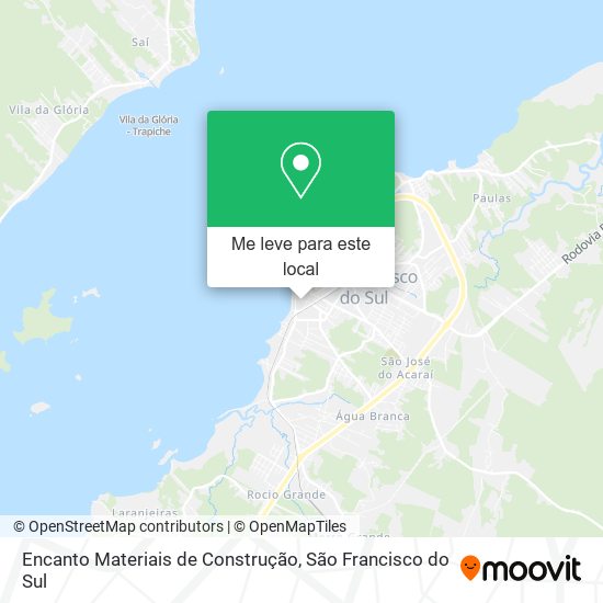 Encanto Materiais de Construção mapa