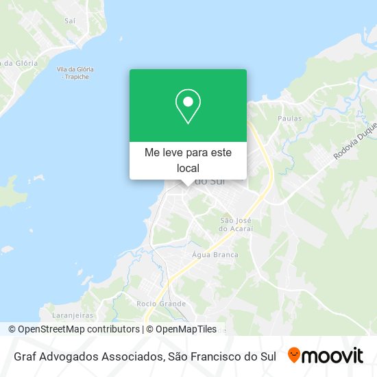 Graf Advogados Associados mapa