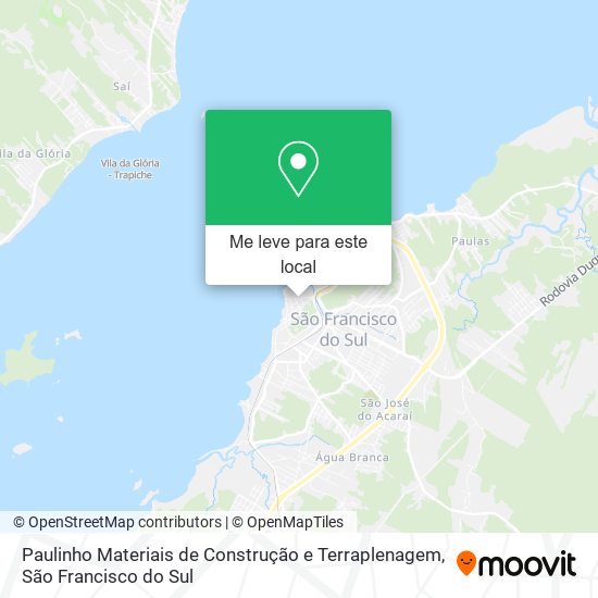 Paulinho Materiais de Construção e Terraplenagem mapa